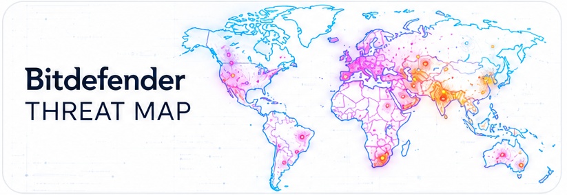 Bitdefender Threat Map